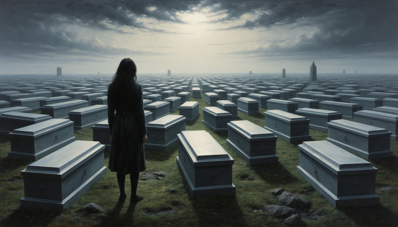 К чему снится много гробов