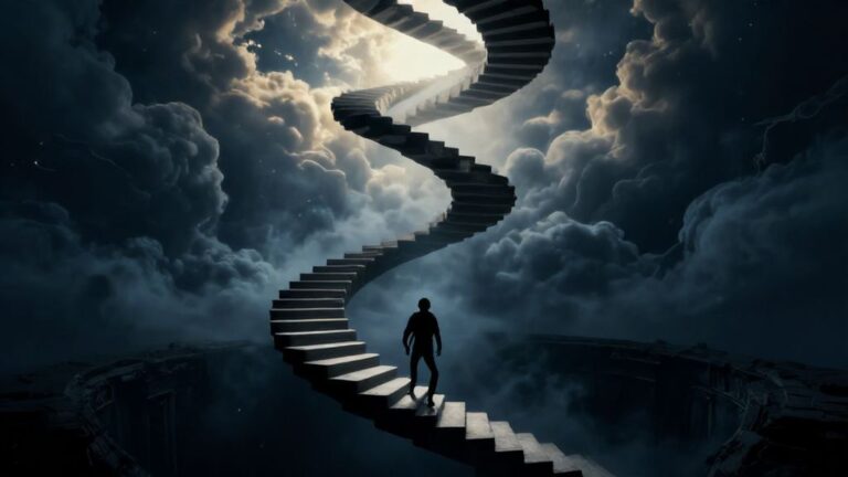 Бесконечная лестница во сне: восхождение к свету и падение в бездну.