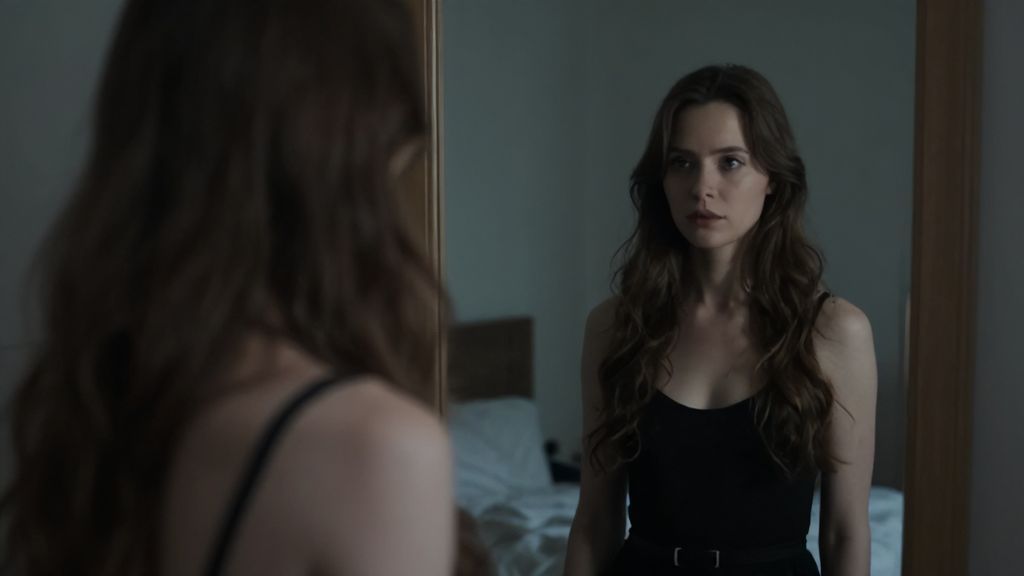 Отражение женщины в зеркале как символ скрытой соперницы