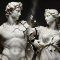 Раскалывающиеся статуи как символ разрыва отношений