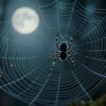Мистический паук плетет паутину