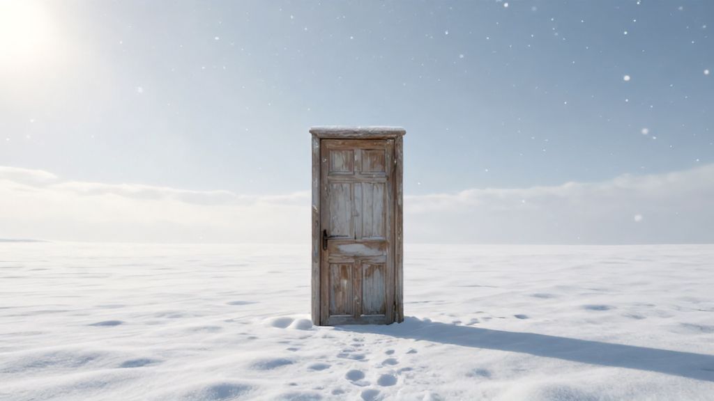Толкование снов: бескрайнее снежное поле и магическая дверь как символ подсознания
