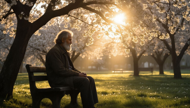 Мудрый дедушка в саду во сне как символ родовой поддержки и передачи опыта