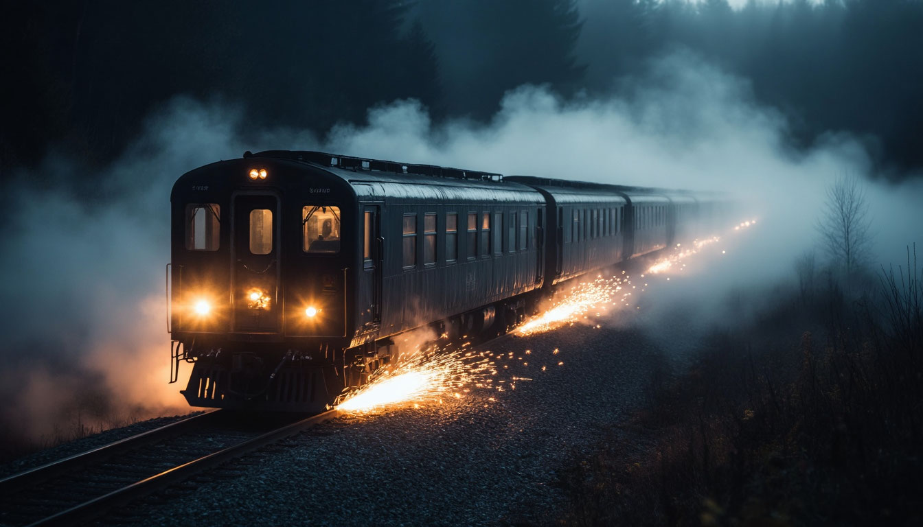 Сонник - поезд сошёл с рельс