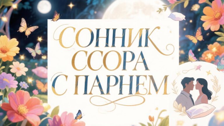 Сонник ссора с парнем