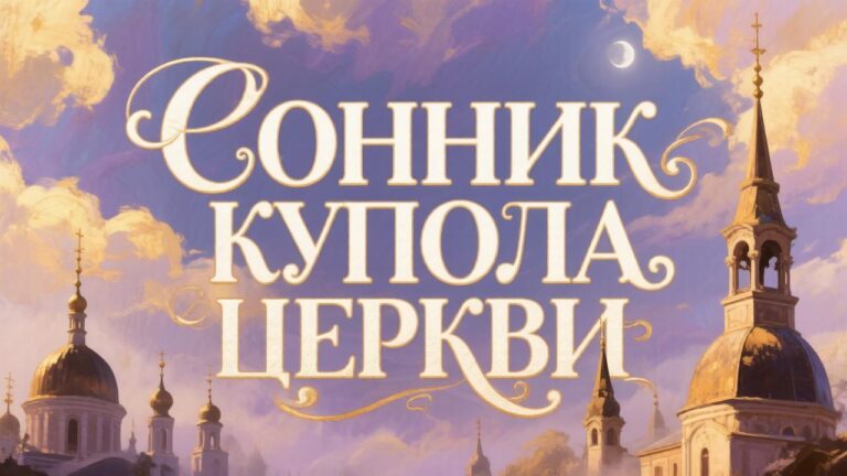 Сонник купола церкви