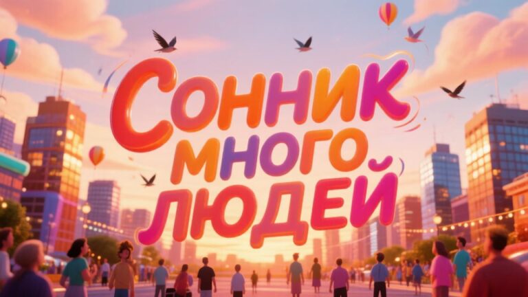 Сонник много людей