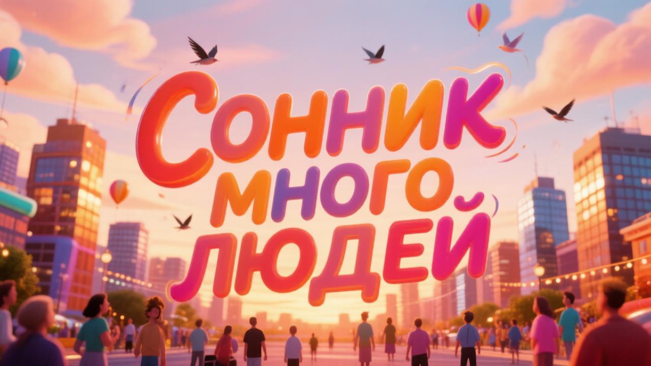 Сонник много людей
