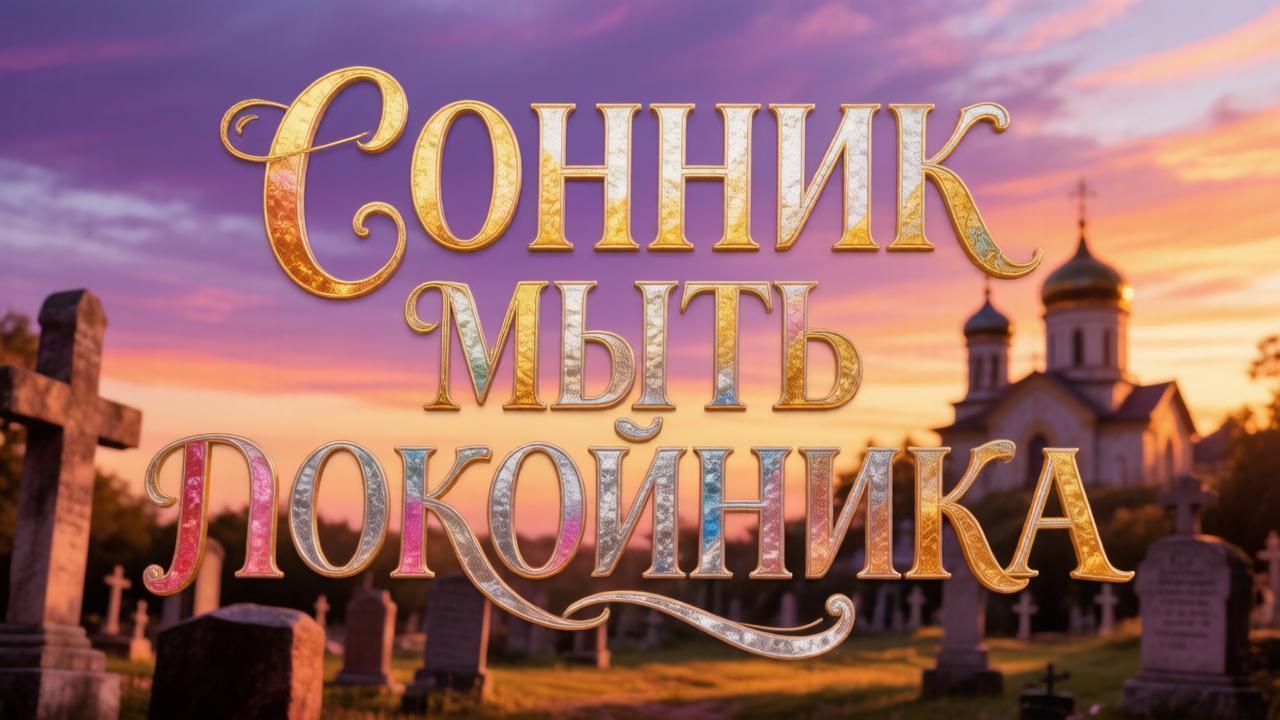 Сонник мыть покойника