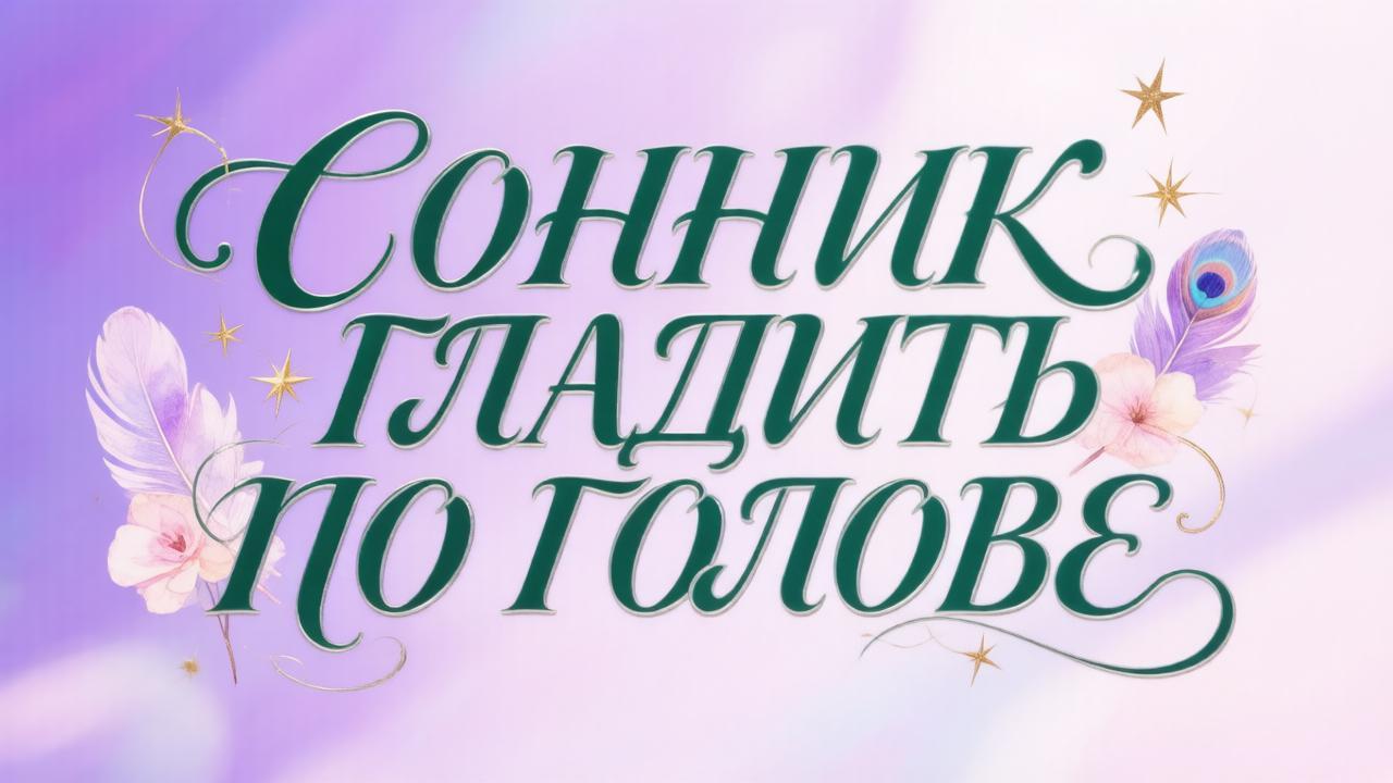 Сонник гладить по голове