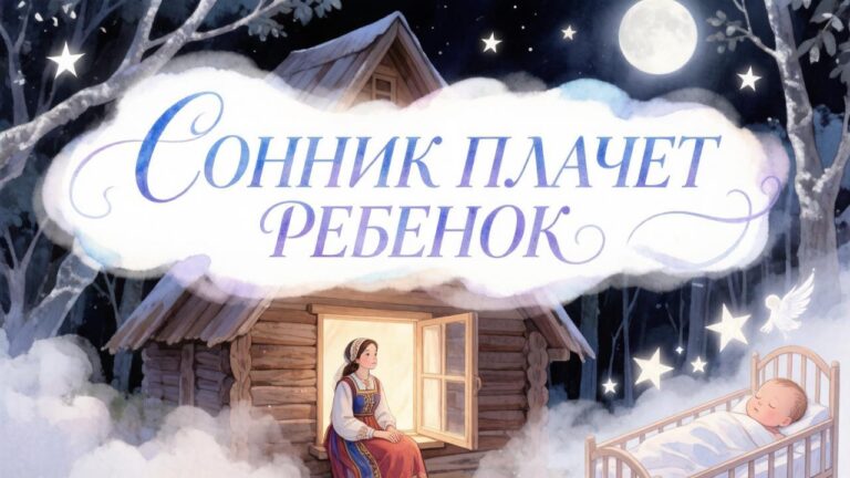 Сонник плачет ребенок