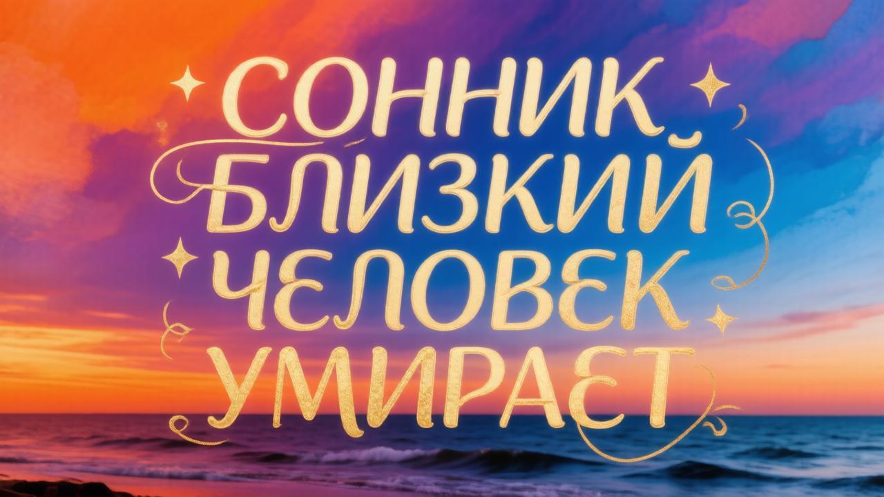 Сонник близкий человек умирает