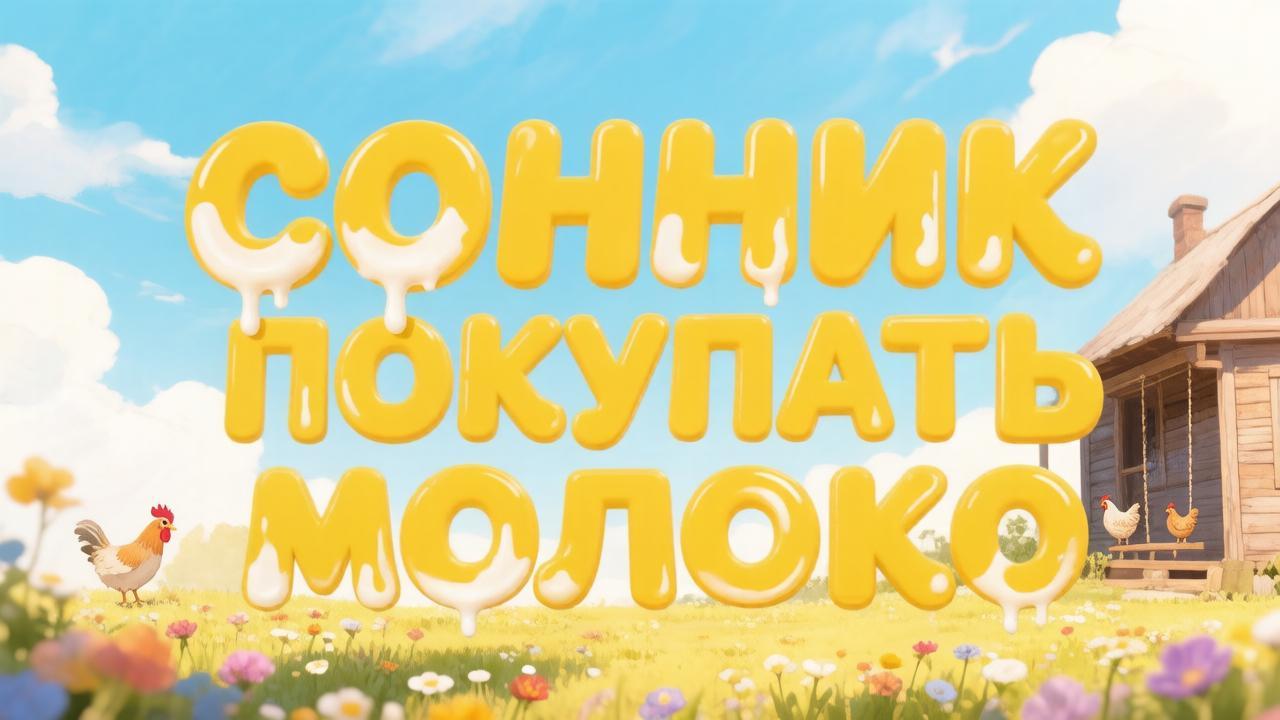 Сонник покупать молоко