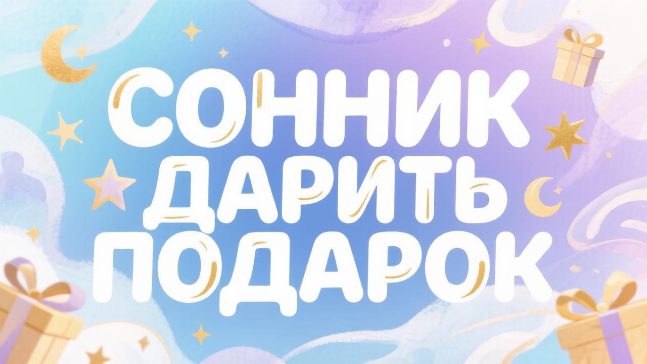 Сонник дарить подарок