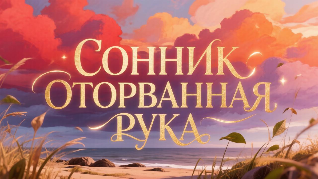 Сонник оторванная рука