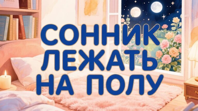 Сонник лежать на полу
