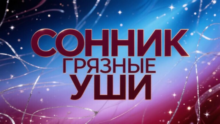 Сонник грязные уши