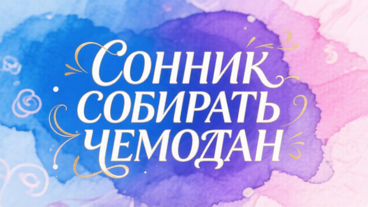 Сонник собирать чемодан