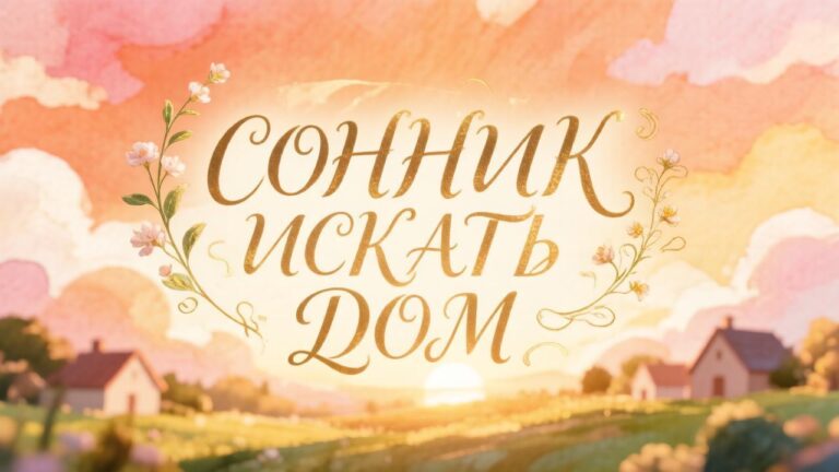Сонник искать дом