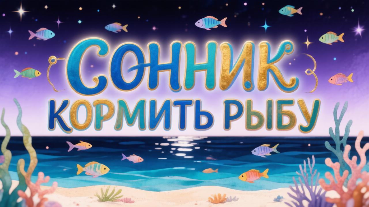 Сонник кормить рыбу