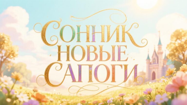 Сонник новые сапоги